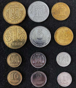 Ukraine 6 Coins Set UNC World Coins