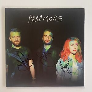 Paramore Self Titled Signed Autographed BLUE 2LP Vinyl Record