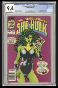 The Sensational She-Hulk #1 CGC 9.4 Newsstand variant! John Byrne cover Key