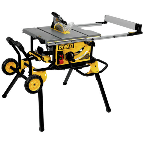DEWALT 10 in. Compact Table Saw w/ Stand DWE7491RSR Certified Refurbished