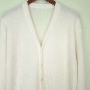 Vintage Cardigan Sweater Button Up V Neck Mens XXL Acrylic Dupont Orlon USA
