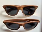 LandShark Lager Beer Promotional Sunglasses Woody Look Lot Of 2 Adult One Size
