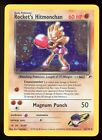Rocket's Hitmonchan Gym Heroes 11/132 Unlimited Holo Rare Pokemon Card *SWIRL*