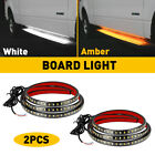 Running Board Step LED Side Light kit For Chevy Dodge GMC Ford Trucks Crew Cabs (For: More than one vehicle)