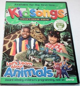 The Kidsongs: Let's Learn About Animals (New Sealed DVD, 2006) PBS Kids Show