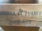 New Listingvintage wooden crate. Vermouth. France. Box Antique Wine Spirits Home Bar Decor