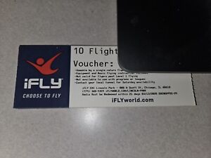 iFly Voucher - 10 Flights - good for any i-Fly location in the USA