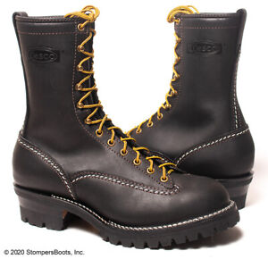 Wesco 10'' Jobmaster Black Boots #100 Lug Sole BK110100