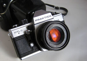 Praktika MTL 5 SLR Camera 35mm film camera + Pentacon 1.8/50 M42 ! Exsellent !
