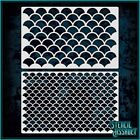 Fish Scales #1 -  Airbrush Stencil Template