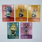 Lot of (5) Animal Crossing Amiibo Series 1 & 3 Cards - 090 275 215 259 UNSCANNED