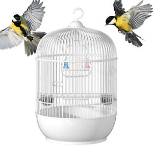 Round Portable Parakeet Handrail Small Bird Cage