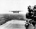 B-25 Bomber takes off from USS Hornet Doolittle Raid 8x10 WWII WW2 Photo 580