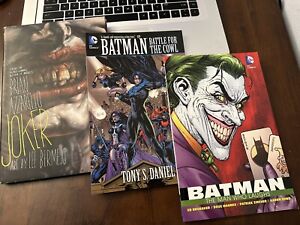 Batman Battle for the Cowl + The Man Who Laughs + Joker (Azzarello) DC Comics TP
