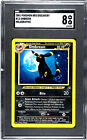 2001 Pokemon Neo Discovery Umbreon Holo Card 13/75 SGC Graded 8 NM-MT Swirl!