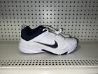 Nike Defy All Day Mens Athletic Walking Training Shoes Size 10 White Navy Blue