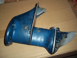 1958 OMC Evinrude Johnson 7 1/2 HP outboard lower unit-NO GEARS