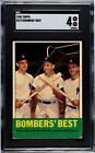 SGC 4 1963 Topps #173 Bombers Best Mickey Mantle New York Yankees HOF No Reserve