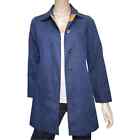 Coach Women’s Size XS Navy Blue Cotton Coated Trench Coat