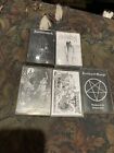 Lot If Black Metal Cassettes Sold As Blanks As Is Absurd Death spell Omega