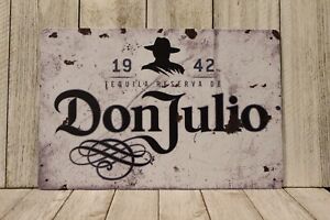 Don Julio Tequila Tin Sign Metal Bar Vintage Rustic Style Restaurant XZ