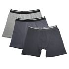 3-12 Pack Mens Cotton Boxer Briefs Comfort Flexible Soft Waistband Underwear