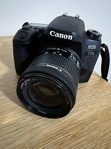 New ListingCanon Camera Eos 77D Digital SLR With Charger - Efs 18-55mm IS Lens - No Box