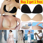 Silicone Adhesive Stick On Push Up Gel Strapless Invisible Bra Backless A-D Cup