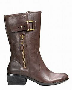 Modern Vintage NIB $350  Buckled Leather Riding Boots  8