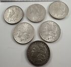 Higher Grade morgan silver dollars - lot of 6