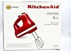 KitchenAid KHM512ER Ultra Power 5-Speed Hand Mixer - Empire Red - NEW