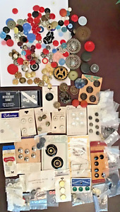 Lot of Misc Older Buttons for Sewing or Crafts