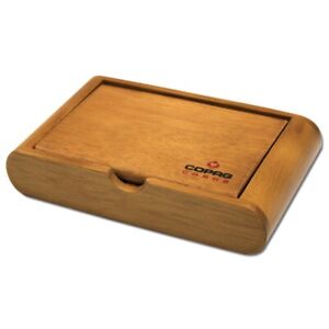 Copag Wooden Card Storage Box for Poker and Bridge Size Cards