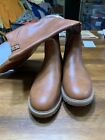 Time and Tru Women's Riding Boots, Brown, Size 10 Wide