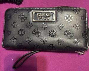 guess wallet women leather
