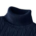 Men's Turtleneck Soft Sweater  2023 Warm Knitted Autumn/Winter Pullover Jumper