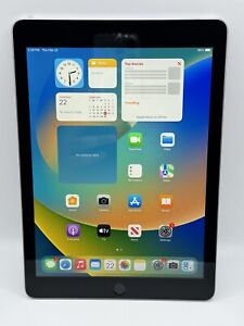 Apple iPad 5th Gen WiFi 9.7in - 32GB - Gray - Bundle - Good Touch ID Very Good