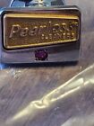 Peerless Cleaners Service Pin, 10k, W/Ruby Stone