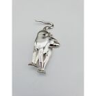 MFA Sterling Silver cat  brooch pin 2 1/8