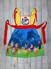 NEW Boutique Princess Snow White & The Dwarfs Girls Sleeveless Ruffle Dress