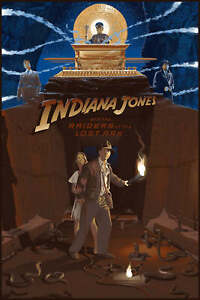 Indiana Jones and The Raiders of The Lost Ark Poster Art Print Laurent Durieux