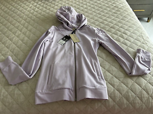 NWT Burberry Brit hoodie jacket Medium Slim $ 250 Lavender Lilac