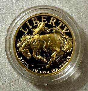 2021-W American Liberty High Relief 1 oz $100 Proof.