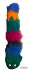 Vo-toys Cat Long Furry Bouncy Squeaky Snake Bending Body Catnip Thin Kicker Toy