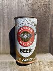 Vintage Simon Pure Beer Can Bottom Open Steel Can Flat Top No Opening