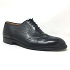 Florsheim Imperial Oxfords Dress Shoes Mens Size 8 3E Black Leather Wingtip