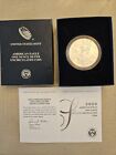 2020-W Silver 1oz American Eagle Uncirculated Burnished US Mint with COA & Box