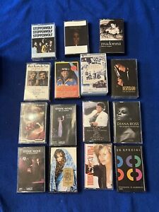 New Listing80s Cassette Tape Lot of 15 Beatles, Madonna , Michael Jackson, Willie, Nicks,