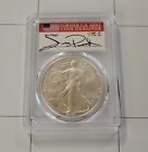 2021 SILVER EAGLE TYPE 2 PCGS MS70 FIRST DAY OF ISSUE JIM PEED HAND SIGNED