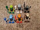 Lego Bionicle Turaga Set Of 6 With Og Rubber Bands